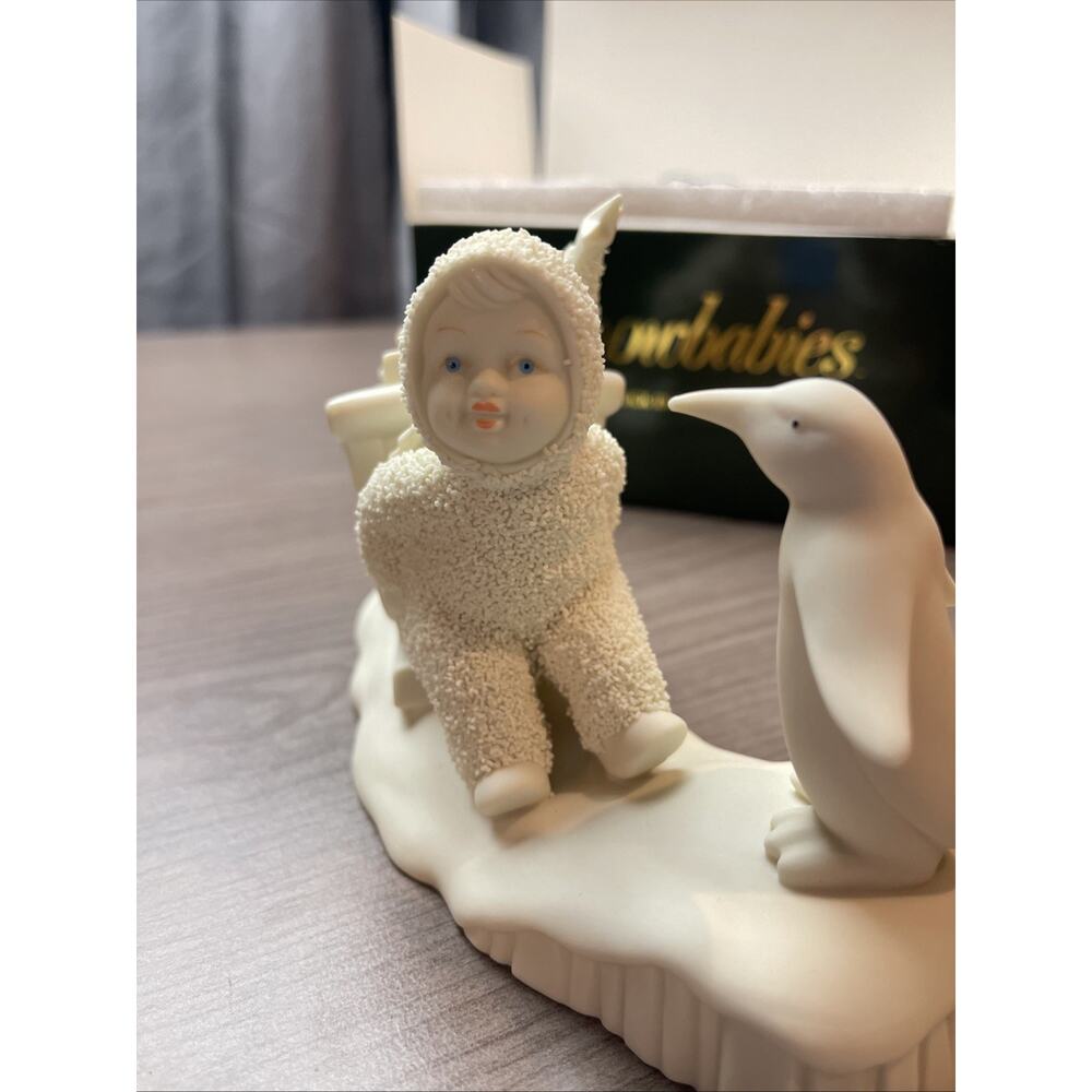 Snowbabies - Stuck In The Snow - #68932 Department 56 Vintage - Picture 6 of 11